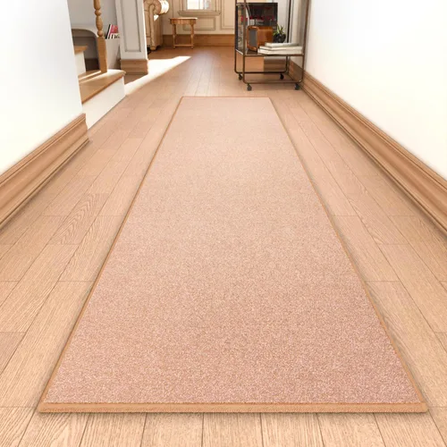 Miniatura 21 de AREDO Alfombra de pasillo con parte trasera de goma antideslizante, alfombra de piso suave lavable para cocina, pasillo, entrada interior, Negro