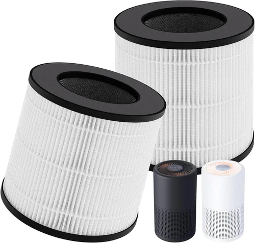 Paquete de 2 filtros de repuesto PU-P05 AC201B compatibles con purificadores de aire FULMINARE PU-P05 y Purivortex AC201B, filtros 3 en 1