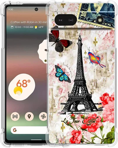 Miniatura 17 de Pixel 6a - Funda protectora de poliuretano termoplástico (TPU) resistente a los arañazos y a prueba de golpes para Google Pixel 6a