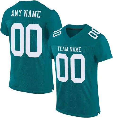Miniatura 18 de Camiseta de fútbol personalizada para jóvenes, hombres y niños, camiseta de fútbol personalizada Aqua para mujer, número de nombre, camiseta