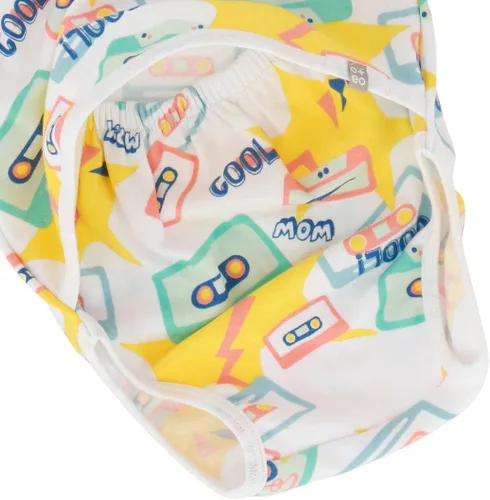 Miniatura 3 de OETEO Mamelucos de algodón con certificación OEKO-Tex, fáciles de usar, sin broches y sin botones, paquete de una pieza adaptable Gtube