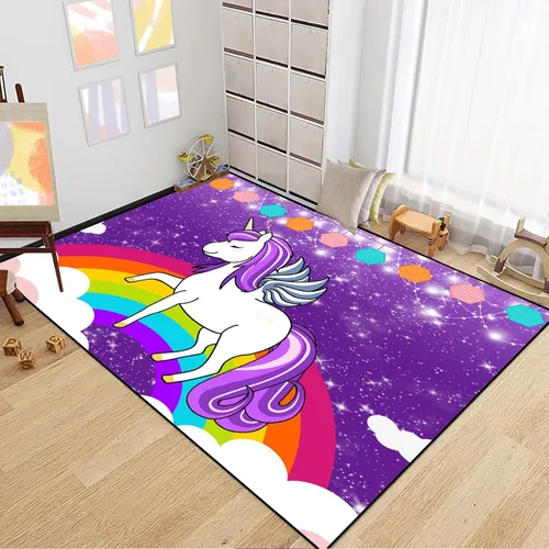 Miniatura 22 de Alfombra de gato para habitación de niñas, diseño de dibujos animados, decoración para dormitorio, bonita alfombra de área de gatos, alfombras