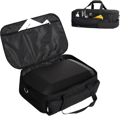 Miniatura 10 de NOELIFE Bolsa para Ooni Koda 12, funda de transporte portátil con bolsillos para accesorios de horno de pizza Ooni, bolsa de transporte acolchada