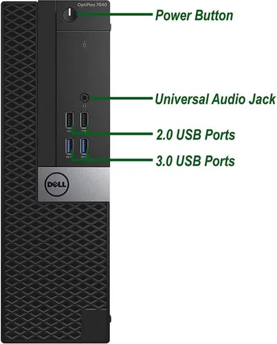 Miniatura 2 de Dell Computadora de escritorio OptiPlex 7040, procesador Intel Core i7-6700 de hasta 4.0 GHz, 16 GB DDR4 RAM, SSD M.2 NVMe de 512 GB, Wi-Fi