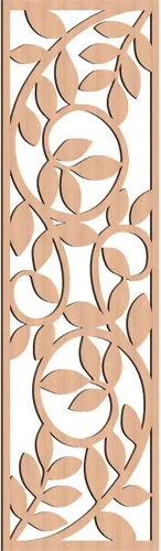 Miniatura 41 de 9 3/8"W x 24 3/8"H x 1/4"T Utica Decorativo Fretwork Madera Paneles de Pared, Abedul