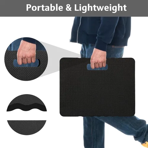 Miniatura 2 de HOOPLE Almohadilla para arrodillarse para jardinería, almohadilla de espuma ligera para rodillas para jardín, baño, yoga y ejercicio, almohadilla