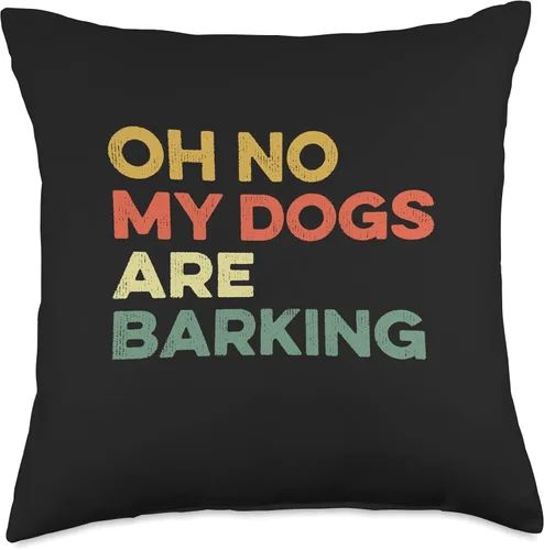 Miniatura 4 de Oh No My Dogs Are Barking Rhyming Slang Sore Feet Oh No My Dogs are Barking Funny Feet Hurt Slang - Almohada para el dolor de pies, 16 x 16