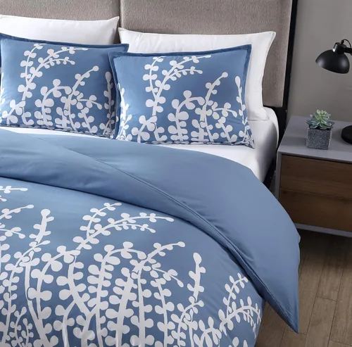 Miniatura 3 de City Scene - Juego de funda de edredón tamaño King, ropa de cama 100% algodón suave para comodidad durante todo el año, juego de cama de 3 piezas