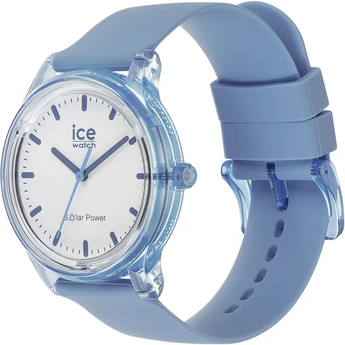 Miniatura 2 de Ice-Watch Solar Power 017768 Reloj de cuarzo de silicona azul, Azul Patchwork, Movimiento de cuarzo