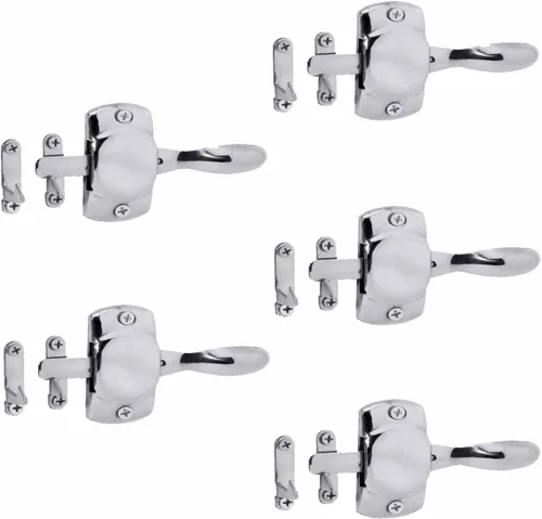 Miniatura 13 de Renovators Supply Manufacturing Cerradura de puerta de hierro forjado negro de 6.5 pulgadas con herrajes de montaje