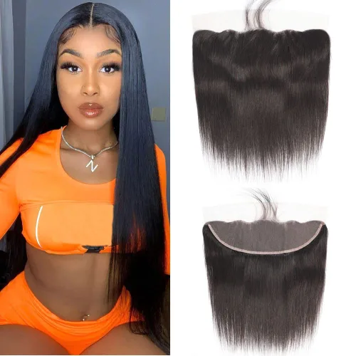 Miniatura 21 de CHEEON Frontal de encaje HD de 13 x 4 de 12 pulgadas, cabello humano brasileño ondulado con cierre frontal de encaje, 100% cabello humano virgen sin