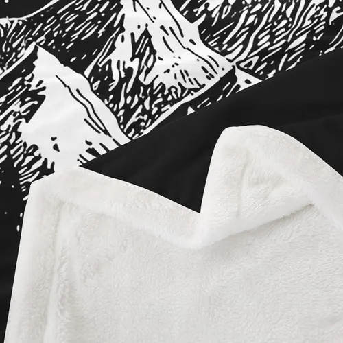 Miniatura 3 de Erosebridal Manta de sol y luna para cama, manta de forro polar abstracto con estrellas y sol para silla, niños y niños, manta de sherpa bohemia