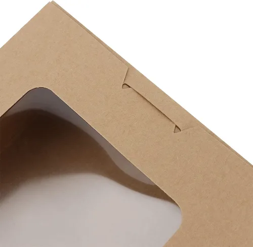 Miniatura 5 de SEUNMUK 30 cajas de comida marrón kraft de 40 onzas, contenedores desechables de papel kraft para llevar, recipientes de comida para llevar