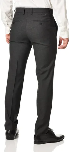 Miniatura 3 de Kenneth Cole REACTION Pantalón de vestir ajustado de tejido elástico para hombre