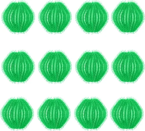 Miniatura 10 de Removedor de pelo de mascotas para lavandería, 9 unidades no tóxicas para eliminar pelusas, bolas de lavado reutilizables, secador de pelo
