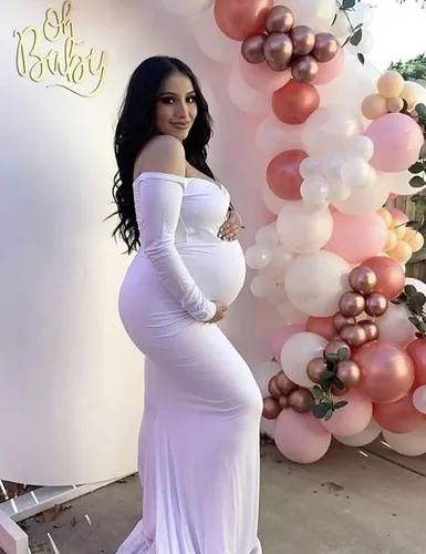 Miniatura 2 de Narcissus Bump Proud - Fajas moldeadoras sin costuras para maternidad, ropa interior a medio muslo - El embarazo debe tener