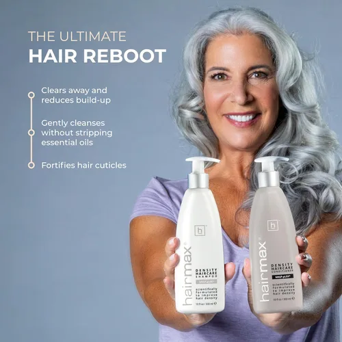 Miniatura 4 de Hairmax Champú y acondicionador Fórmula antiadelgazamiento Terapia avanzada para cabello y cuero cabelludo para adelgazar el cabello Limpia