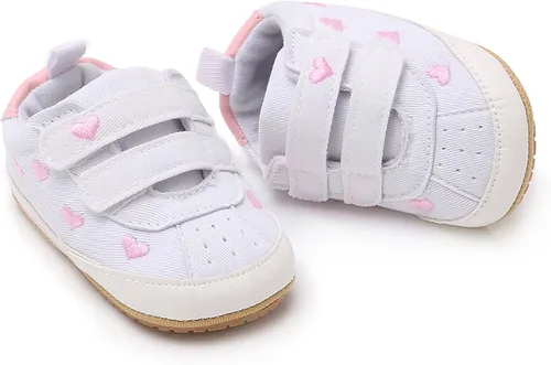 Miniatura 4 de SOFMUO Zapatos deportivos para bebés, niños y niñas, de piel sintética, antideslizantes, suela de goma suave, botines de vestir para niños pequeños