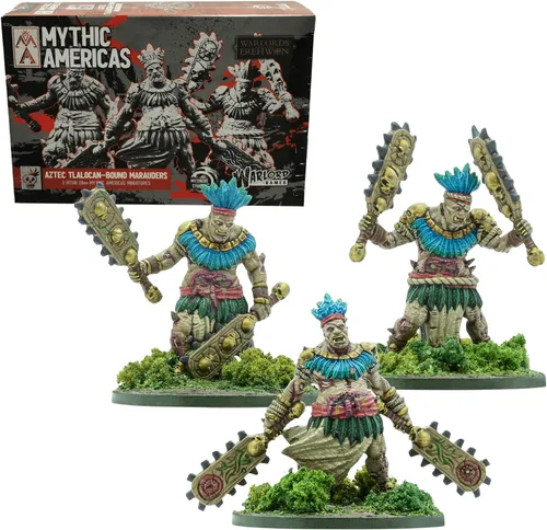 Miniatura 11 de Wargames Delivered Mythic Americas - Templo precolombino. Figuras de acción de fantasía de 1.102 in en miniatura para juegos de guerra, miniaturas