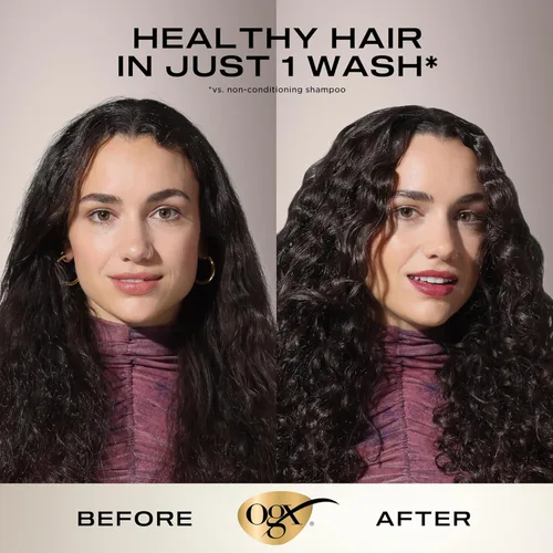 Miniatura 4 de OGX Champú Nutritivo + Leche de Coco Hidratante, Champú Hidratante y Restaurador que Hidrata para Cabello Suave Después del Primer Uso, Sin