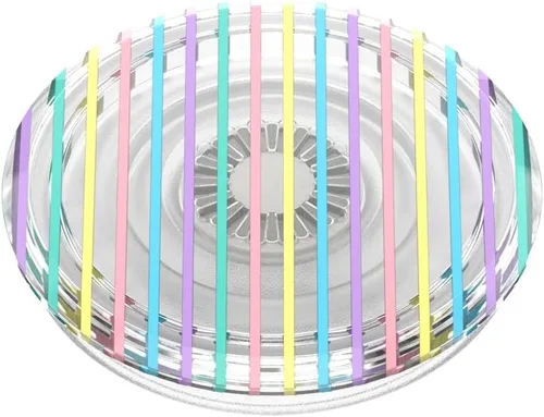 Miniatura 4 de PopSockets Agarre translúcido para teléfono con soporte expandible, PopSockets para teléfono, agarre adhesivo, PopGrip translúcido, bloque