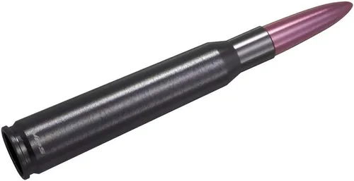 Miniatura 2 de VMS Racing 50 Cal Caliber - Antena de bala con punta de metal rosa, calibre pesado, mecanizado CNC, de aluminio, compatible con Dodge Ram 1500 2500