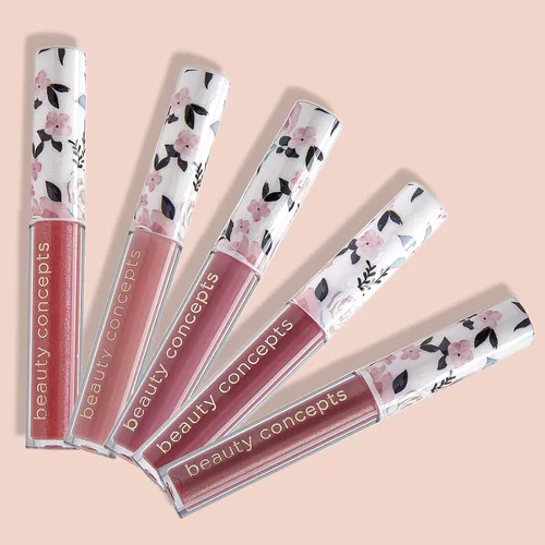 Miniatura 2 de Beauty Concepts - Colección de brillo de labios – Juego de maquillaje de labios brillante para un acabado radiante, colección floral