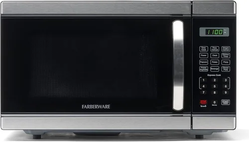 Miniatura 10 de Farberware - Horno microondas de encimera de 1.3 pies cúbicos – 1000 vatios de potencia, configuraciones de cocción automática, descongelación
