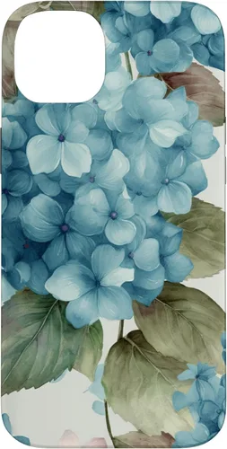 Miniatura 15 de Watercolor Shabby Chic Blue Hydrangeas Flower Case for iPhone 17