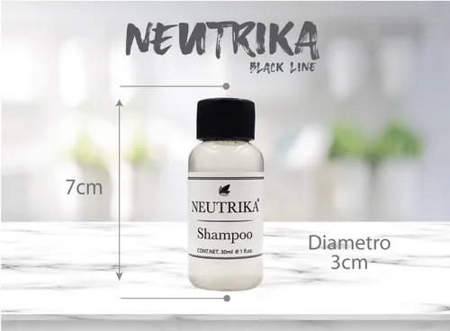 Miniatura 3 de AMENITIES JABÓN 0.53 oz, CHAMPÚ, ACONDICIONADOR Y CREMA 1.0 fl oz - LÍNEA NEGRA 200 PIEZAS