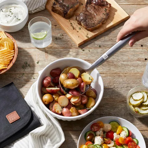 Miniatura 2 de ZWILLING Cuchara para barbacoa + de 16.5 pulgadas, accesorios para barbacoa, cuchara de cocina de metal de acero inoxidable, apta para lavavajillas