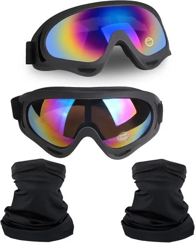 Miniatura 8 de Gafas transparentes para motocross, ATV, motocicletas, motocross, ciclismo, UTV, todoterreno, esquí, gafas protectoras antivaho, a prueba de polvo