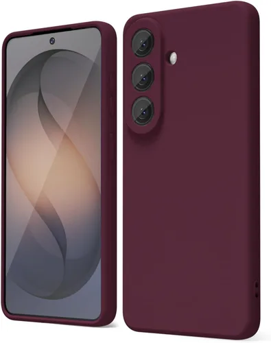 Miniatura 78 de oakxco Funda para teléfono Samsung Galaxy S21 Ultra con agarre de silicona líquida, bonita funda delgada y delgada de goma suave de TPU lisa