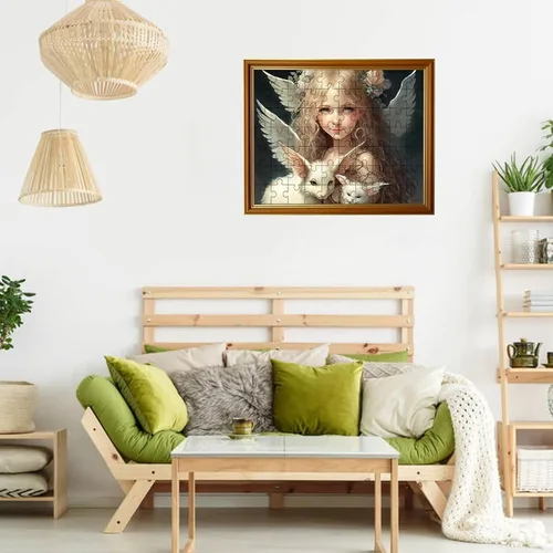Miniatura 6 de Rompecabezas de 1000 piezas para adultos, rompecabezas de búho colorido, divertido rompecabezas de pintura al óleo coloridos para educación