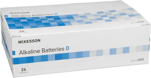 Miniatura 8 de McKesson Baterías alcalinas, D - Ideal para dispositivos médicos, desechables, 1.5V, 24 unidades, 6 paquetes, 144 en total
