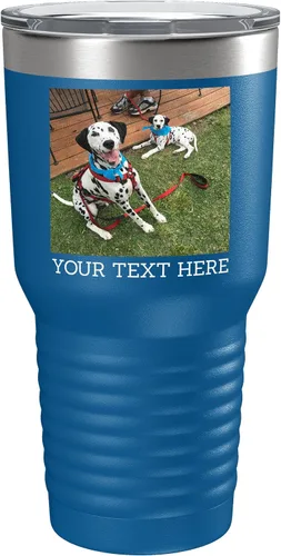 Miniatura 16 de Vaso personalizado de 30 onzas (17 colores) con foto impresa con aislamiento térmico de acero inoxidable recubierto de polvo con tapa, regalo
