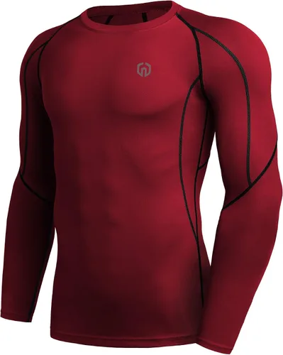 Miniatura 7 de Neleus - Camisas de compresión de manga larga para hombre, para ejercitarte, correr, 3 u.