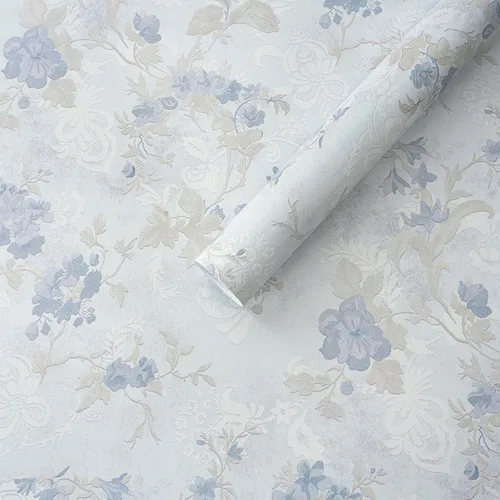 Miniatura 16 de Ismoon Papel tapiz de contacto floral rosa bohemio para despegar y pegar, 16.1 x 78.7 pulgadas, papel de pared autoadhesivo extraíble para gabinetes