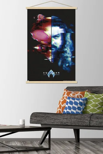Miniatura 2 de Trends International DC Comics Movie Aquaman y el Reino Perdido - Póster de pared de Faceoff, 22.37 x 34.00 pulgadas, paquete de impresión premium