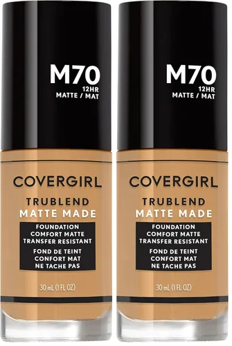 Miniatura 34 de COVERGIRL TruBlend Base Líquida Mate Made, Porcelana Clara, 1 Fl Oz FERIA DE PORCELANA