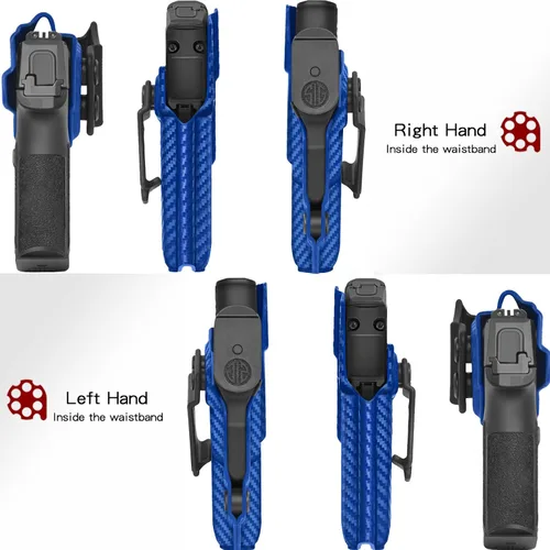 Miniatura 4 de Amberide IWB Funda Kydex para SIG Sauer P365 / P365 SAS / P365X, transporte oculto, opciones MOS y no MOS disponibles, inclinación ajustable