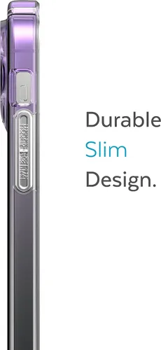 Miniatura 3 de Speck Funda transparente para iPhone 14 Pro Max, protección contra caídas, resistente a los arañazos, funda delgada de doble capa para iPhone de 6.7