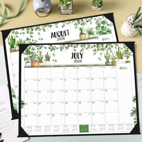 Miniatura 2 de Calendario de escritorio 2026 – Calendario de escritorio grande 2026 de 22 x 17 pulgadas, ene. 2026 - dic. 2026, calendario grande 2026, 12 meses