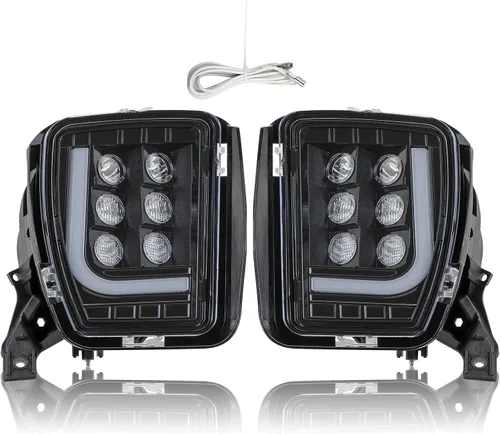 Miniatura 8 de Luces antiniebla LED con luces de circulación diurna para Dodge Ram 1500 2013-2018, montaje de lámparas antiniebla Plug & Play para camioneta