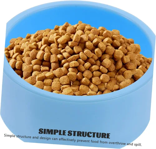 Miniatura 2 de POPETPOP Alimentador de erizo para conejillos de indias, cuenco de chinchilla, suministros de hámster de plástico, plato de comida para hurón