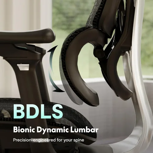 Miniatura 8 de FLEXISPOT ErgoX Max - Silla ergonómica de oficina, color negro, marco y base de aleación de aluminio, capacidad de 661 libras, reposabrazos 5D