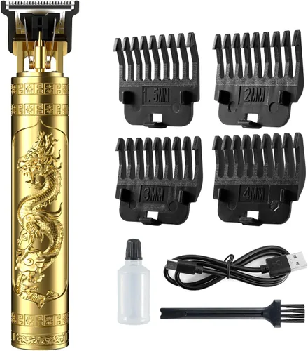 gunkill Cortadora de pelo - Cortadora de barba para hombres, cortadora de pelo recargable y recortadora - para hombres y niños