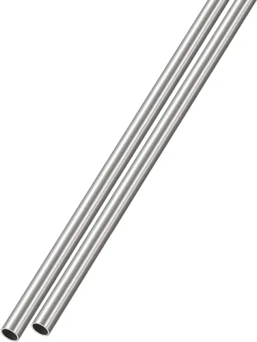 Miniatura 12 de METALLIXITY Tubo de acero inoxidable 304 (0.236 in de diámetro x 0.024 in de pared T x 11.811 in de largo), 2 piezas, tubo recto - para muebles