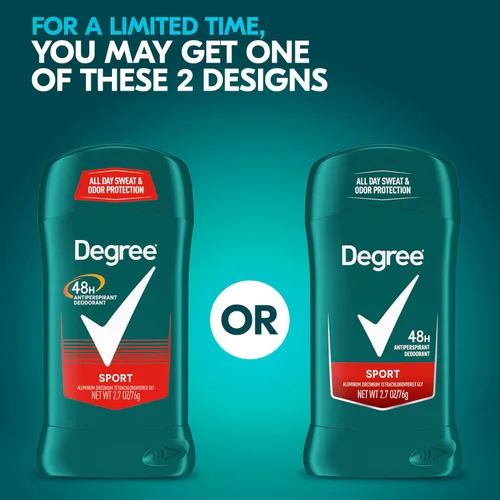 Miniatura 3 de Degree Men Protección Seca Antiperspirante Deportivo 2.7 oz