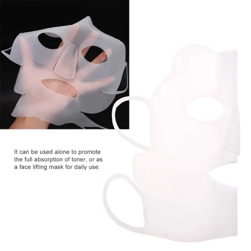 Miniatura 3 de ZJchao Hoja de silicona, cubierta de silicona facial reutilizable de silicona facial panda gancho para las orejas cubiertas hidratantes